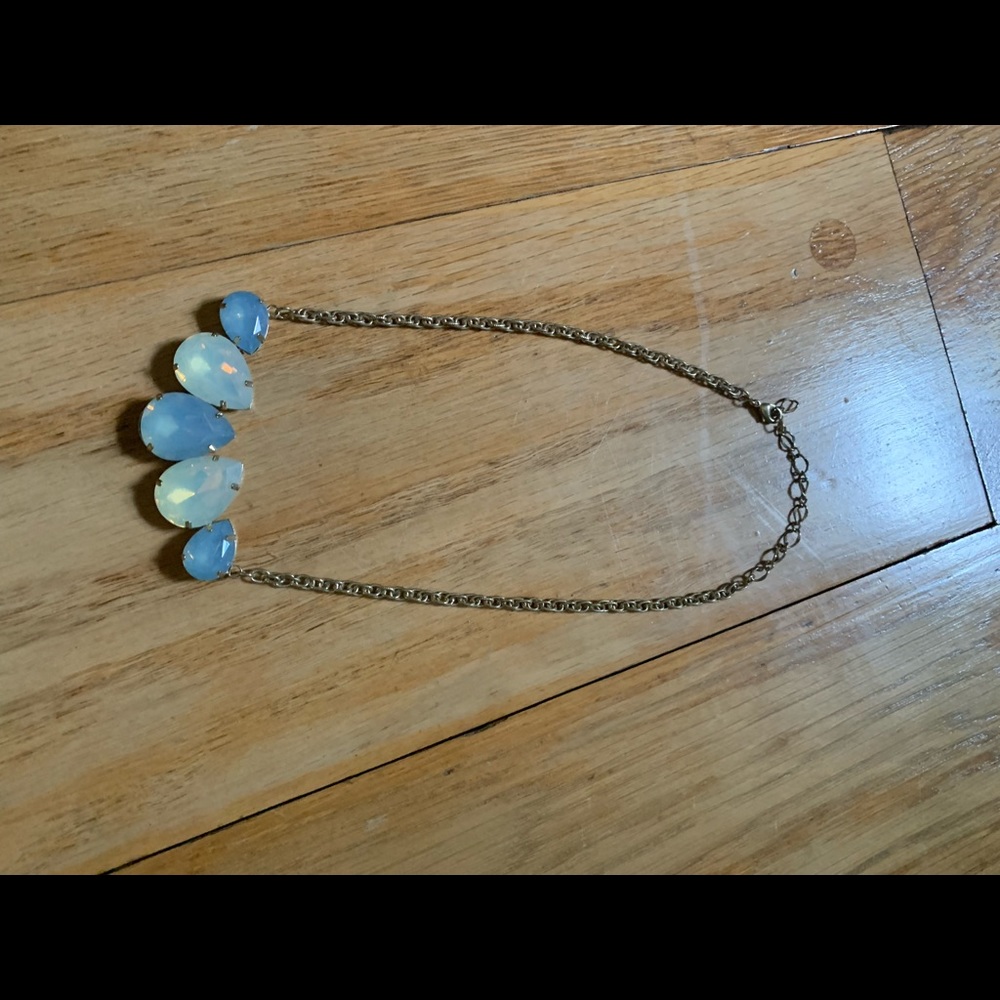 Blue stone necklace